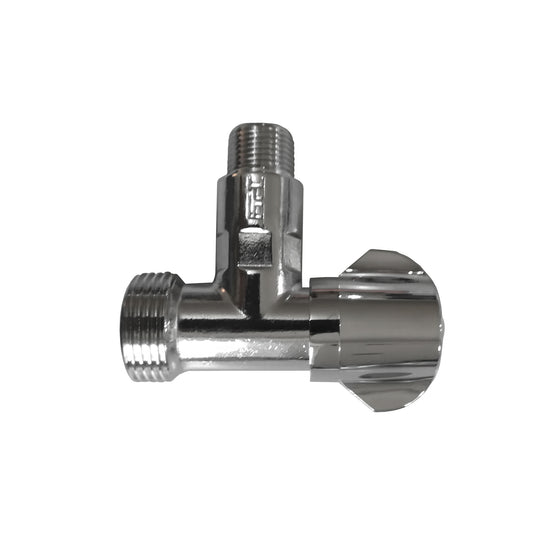 RUBINETTO A SQUADRA VERTICALE LAVATRICE 3/8"-3/4"