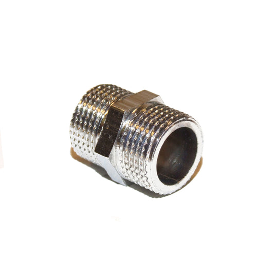 RACC. DOPPIO 3/8"CHROMO