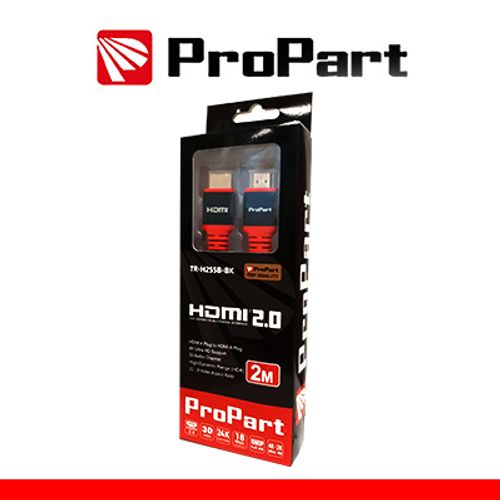 Cavo HDMI 2.0 HighSpeed 4K 3D con Ether.2m SP-SP Ner BLISTER