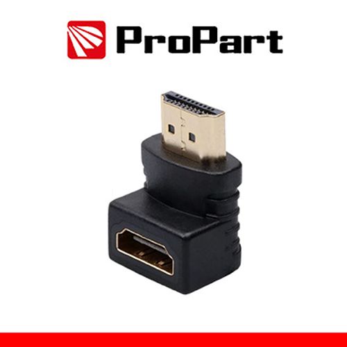 Adattatore Spina HDMI (19PIN)  Presa HDMI (19PIN) 90 dorat