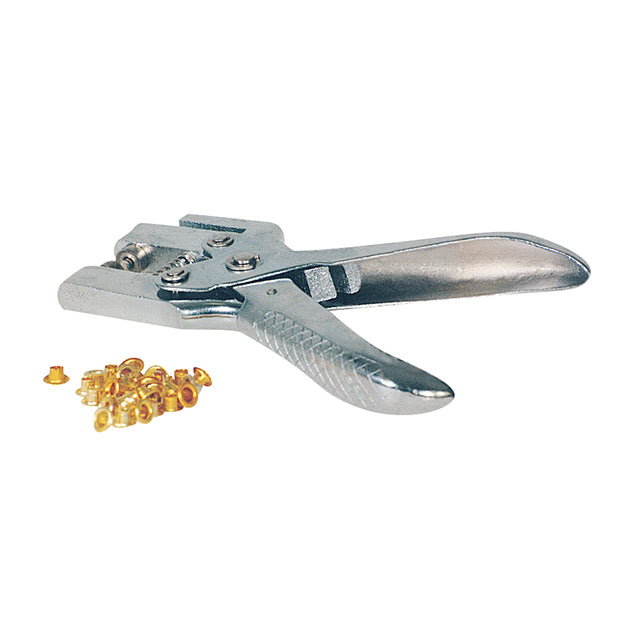 PINZA OCCHIELLATRICE ACCIAIO+100 OCCHIELLI 4,5INT