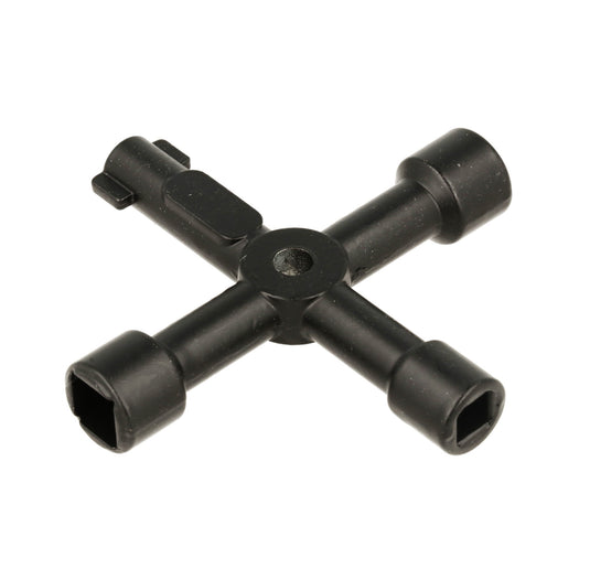 CHIAVE UNIVERSALE ZINCATA MULTIUSO 4 TESTE