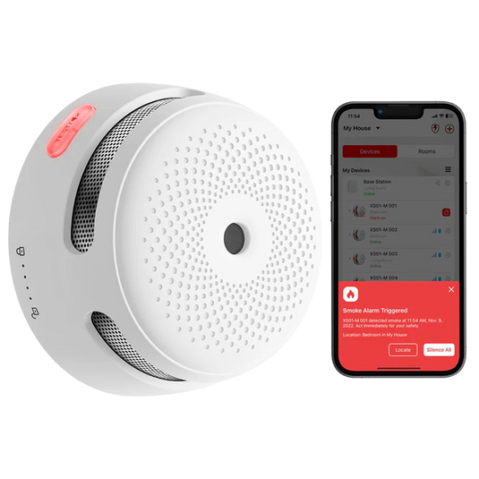 X-Sense Sensore Fumo Wi-Fi a batteria sostituibile