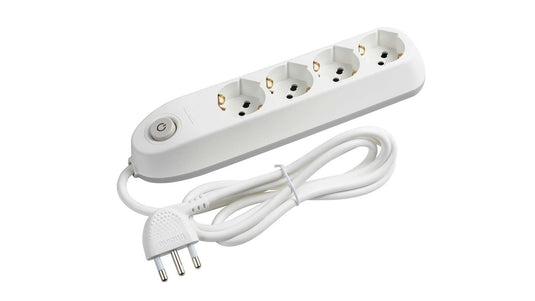 MULTIPRESA POKER-4 P40, INT BIANCO