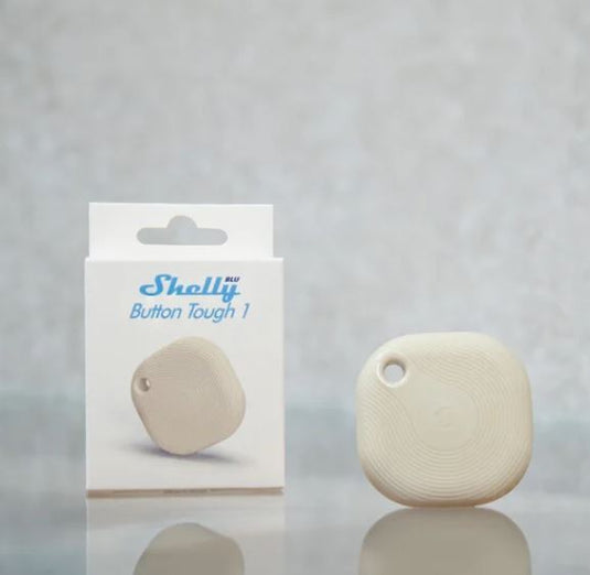 Shelly BLU Button Tough 1 Ivory - Pulsante Smart Bluetooth IP54 Bianco