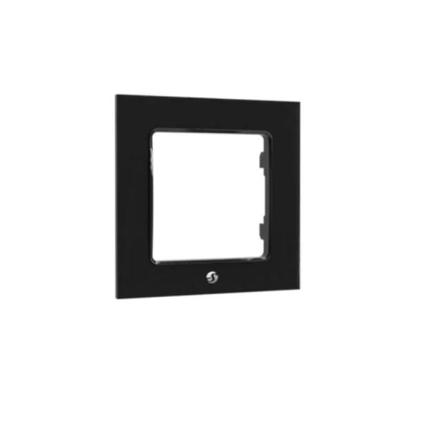 Shelly Wall Frame 1 - Placca da parete nera compatibile Legrand